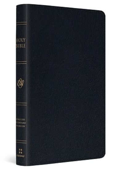 Picture of ESV Large Print Thinline Reference Bible, Red Letter (Genuine Leather, Black)