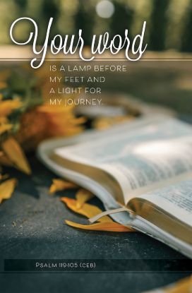 Picture of General Fall Your Word is a Lamp Before My Feet Bulletin