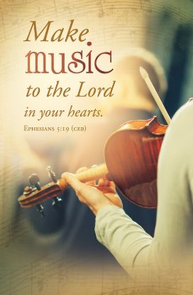 Picture of General Violinist/Make Music to the Lord in Your Hearts Bulletin
