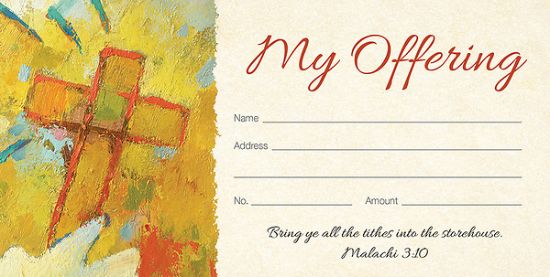 Picture of Bring Ye all the Tithes Offering Envelope