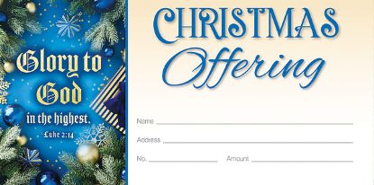 Picture of Christmas Glory to God in the Highest Offering Envelope