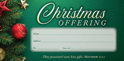 Picture of Christmas Offering Envelope