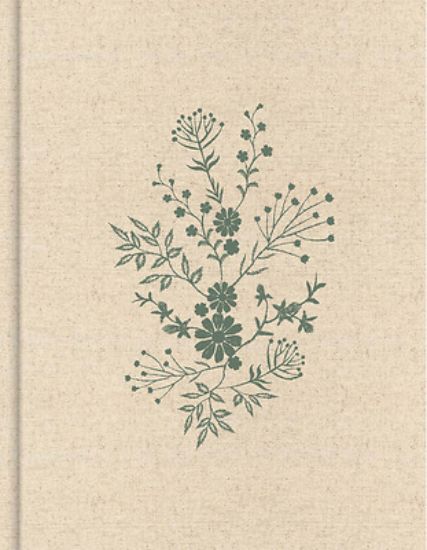 Picture of CSB Notetaking Bible, Expanded Reference Edition, Cream/Floral Cloth Over Board
