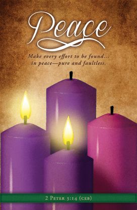 Picture of Advent Peace Make Every Effort to be Found in Bulletin