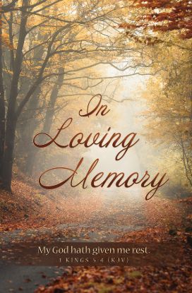 Picture of In Loving Memory Funeral Bulletin