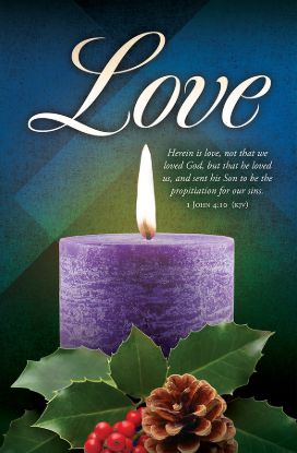 Picture of Advent Love 1 John 4:10 KJV Bulletin