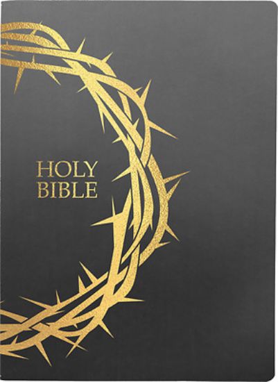 Picture of Kjver Sword Bible, Giant Print, Black Ultrasoft, Crown of Thorns Design