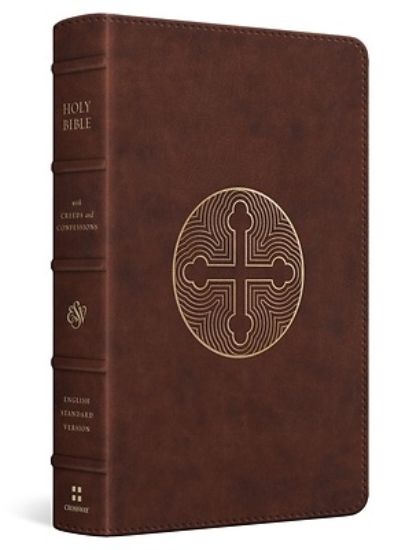 Picture of ESV Bible with Creeds and Confessions (Trutone(r), Brown, Cross Trefoil Design)