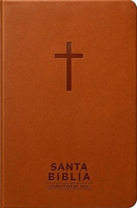 Picture of Santa Biblia Reina-Valera 1960 - Visual Con Mapas Mentales (Sentipiel, Café, Letra Roja)