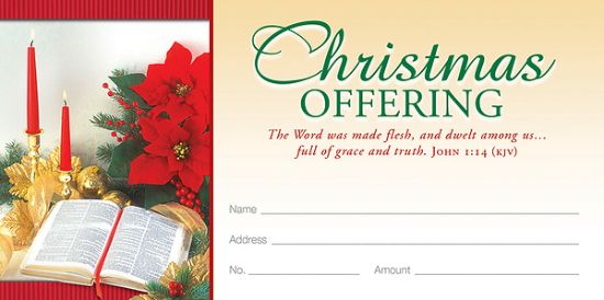 Picture of The Word Was Made Flesh Christmas Off Envelope