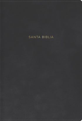 Picture of Rvr 1960 Biblia Letra Grande, Tamaño Manual, Gris, Símil Piel Con Índice