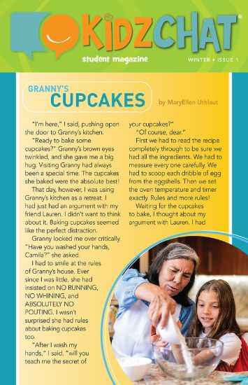 Picture of HeartShaper Middle Elementary Kidz Chat Take Home Papers PK5 Winter