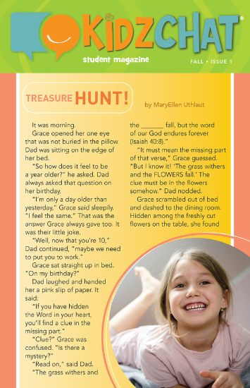 Picture of HeartShaper Middle Elementary Kidz Chat Take Home Papers PK5 Fall