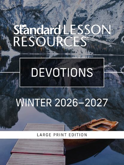 Picture of Standard Lesson Quarterly Adult Devotions Large Print Winter