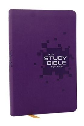 Picture of KJV Study Bible for Kids, Purple Leathersoft