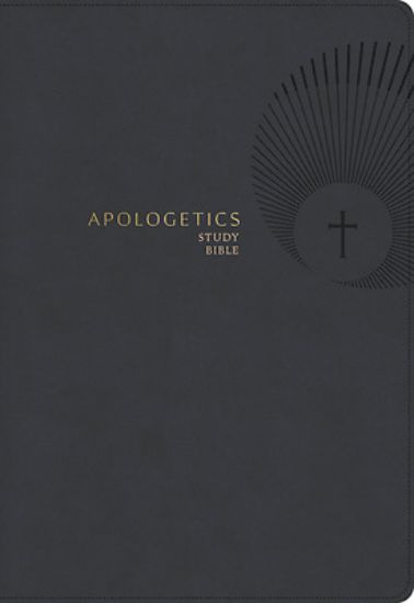 Picture of CSB Apologetics Study Bible, Revised & Updated, Easy-To-Read Optimal Type, Charcoal Leathertouch
