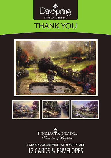 Picture of Thomas Kinkade - Thank You Boxed Cards - Box of 12