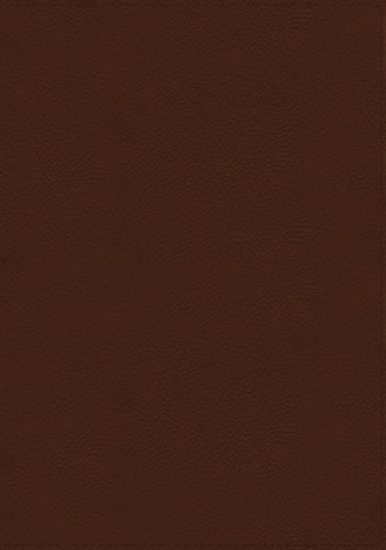 Picture of Kjv, Thompson Chain-Reference Bible, Genuine Leather, Calfskin, Brown, Art Gilded Edges, Red Letter, Thumb Indexed, Comfort Print