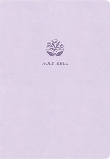 Picture of KJV Large Print Compact Reference Bible, Lavender Leathertouch