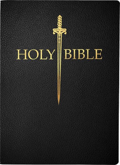 Picture of Kjver Sword Bible, Giant Print, Black Bonded Leather, Thumb Index