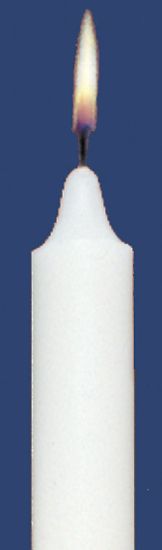 Picture of Stearic Altar Candles Emkay  9 1/2 x 3/4 Pack of 12 Plain End