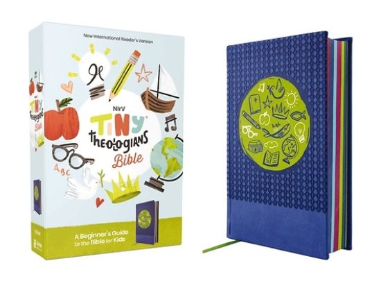 Picture of Nirv, Tiny Theologians Bible, Leathersoft Over Board, Blue, Comfort Print