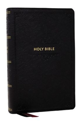Picture of KJV Personal Size Large Print End-Of-Verse Reference Bible, Black Leathersoft, Red Letter, Comfort Print (Thumb Indexed)