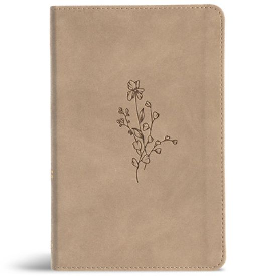 Picture of CSB Personal Size Bible, Digital Study Edition, Earth Suedesoft Leathertouch