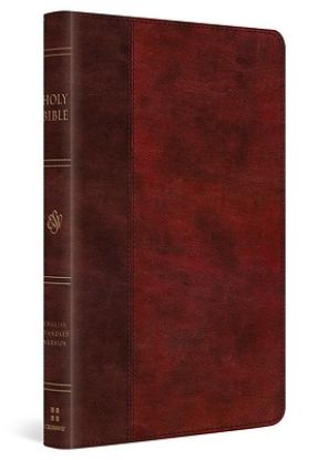 Picture of ESV Large Print Thinline Bible (Trutone, Burgundy/Red, Timeless Design)