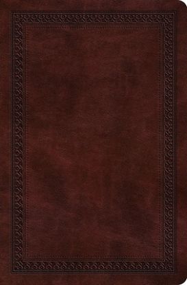 Picture of ESV Value Compact Bible (Trutone, Mahogany, Border Design)