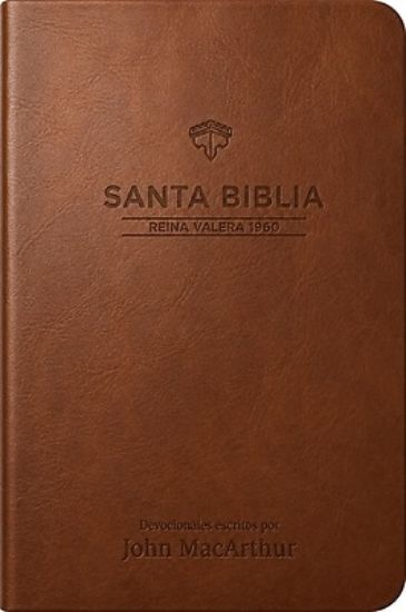 Picture of Santa Biblia Reina Valera 1960 - Devocional (Sentipiel, Café, Letra Roja)