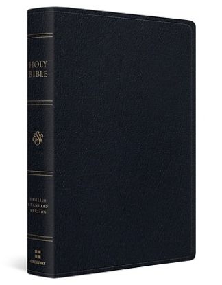 Picture of ESV Giant Print Personal Size Bible, Red Letter (Genuine Leather, Black)