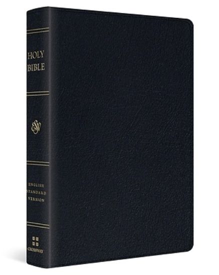 Picture of ESV Personal Size Reference Bible, Red Letter (Genuine Leather, Black)