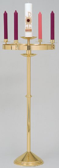 Picture of Koleys K556A Brass Advent Wreath