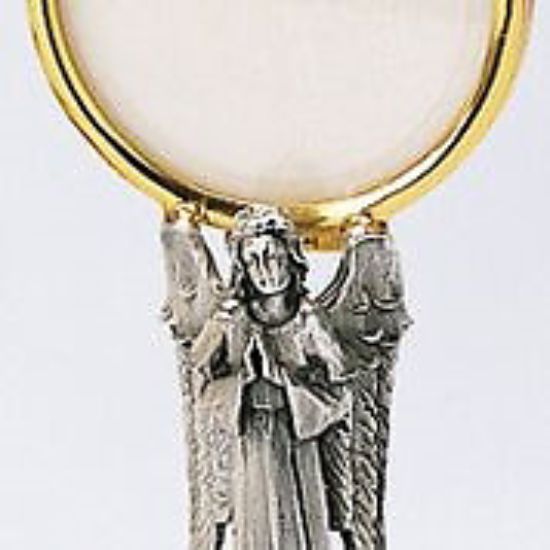 Picture of Koleys K123 8 Host Cap Pyx Brass