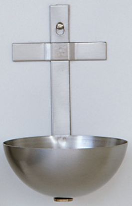 Picture of Koleys K14 5" Stainless Steel Holy Water Font
