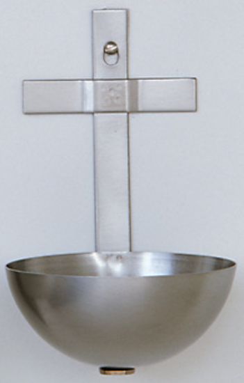 Picture of Koleys K14 5" Stainless Steel Holy Water Font