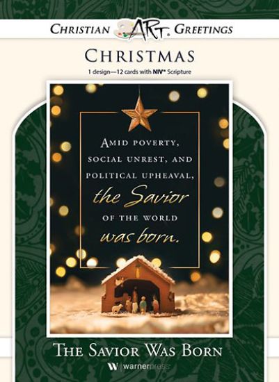 Picture of The Savior Was Born Assorted Christmas Boxed Cards