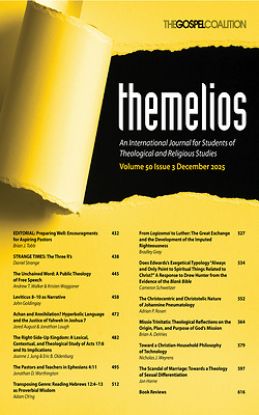 Picture of Themelios, Volume 50, Issue 3