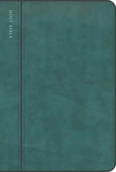 Picture of CSB Large Print Compact Reference Bible, Optimal Type, Digital Study Edition, Teal Leathertouch