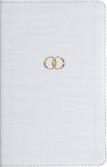 Picture of Rvr 1960 Biblia Recuerdo de Boda, Blanco Y Dorado, Símil Piel