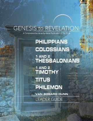 Picture of Genesis to Revelation Philippians Colossians 1 and 2 Thessalonians 1 and 2 Timothy Titus Philemon Leader Guide