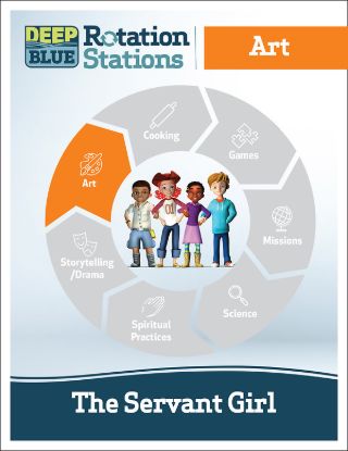 Picture of Deep Blue Rotation Stations The Servant Girl