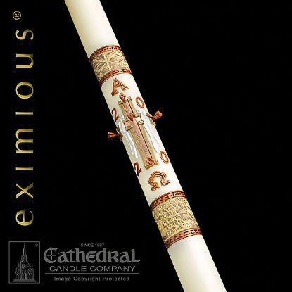Picture of Cathedral Eximious Luke 24 Paschal Candle