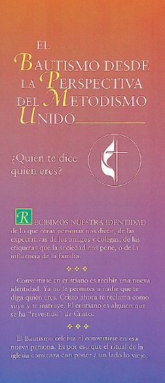 Picture of El Bautismo desde la perspectiva del Metodismo Unido - folleto electronico