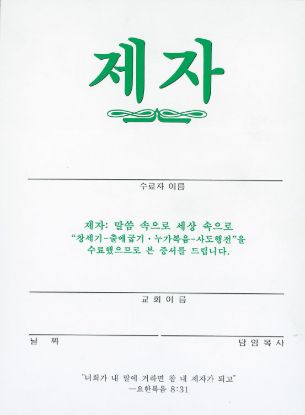 Picture of Korean Disciple II Certificate Download