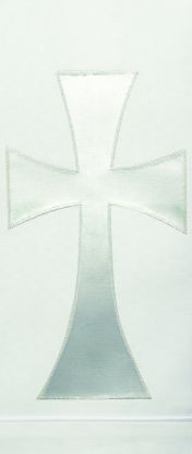 Picture of White Pure and Simple Cross Stole