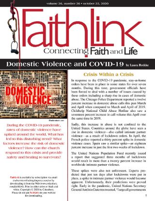 Picture of Faithlink - Domestic Violence and COVID-19 (10/25/2020)