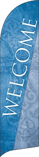 Picture of Welcome Cross Flag Banner