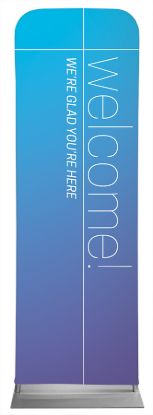 Picture of Welcome Color Wash Sleeve Banner